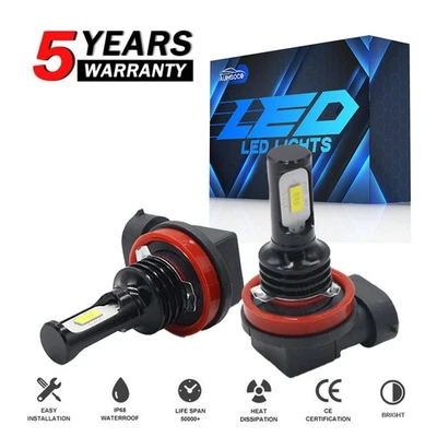 Kit de bombillas antiniebla LED DRL blanco frío 6000K para Honda CR-V CRV 2002-2019 Foto 1 de 4