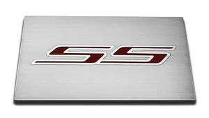 Placa de cubierta de caja de fusibles ACC granate rojo vinilo SS incrustación se adapta a Camaro 16-19 SS-cepillado - Imagen 1 de 4