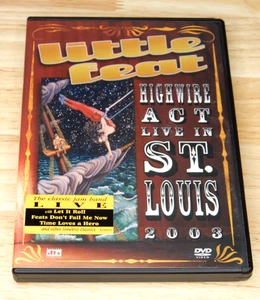 Little Feat - High Wire Act Live in St. Louis (DVD, 2003) DTS & Dolby 5.1 Audio - Picture 1 of 3