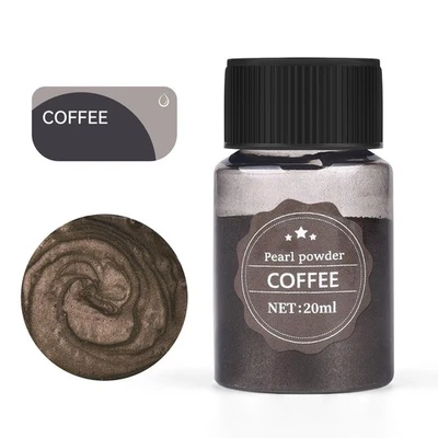 Tinte mineral natural pigmento resina polvo mica nacarado 20 ml para joyería hágalo usted mismo Foto 1 de 4