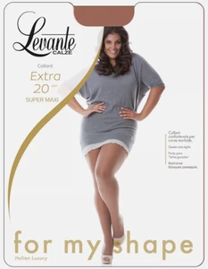 Collant donna taglie forti Levante 20 DEN NATUREL - Foto 1 di 5