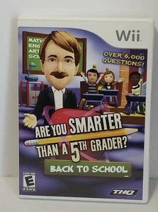 Are You Smarter Than a 5th Grader: Back to School - Nintendo Wii Complete - Picture 1 of 3