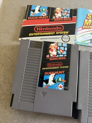 Super Mario Bros Lot Duck Hunt, Super Mario 2 And 3 (Nintendo NES, 1990) - Image 1 of 4