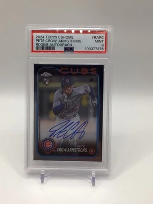 2024 Topps Cromo Pete Crow-Armstrong #RA-PC RC Automático PSA 9 Foto 1 de 2