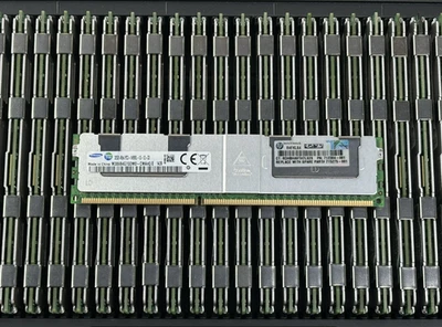 512GB Lot of 16x 32GB HP 4Rx4 PC3-14900L Load Reduced ECC RAM Memory Server - Image 1 of 4