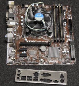 Gigabyte GA-H110M-S2H Mainboard + Intel Core i5-7400 CPU Bundle 16GB RAM - Photo 1/2
