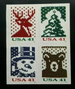 US, #4207-10 Holiday Knits B4 2007, 41c, MNH - Picture 1 of 1