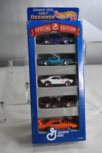 NEW Vintage Set (5) HOT WHEELS 1997 Special Edition GENERAL MILLS Diecast Cars - Picture 1 of 13