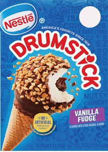 Drumstick Vanilla Fudge Ice Cream Truck Sticker, Sticker 5"x7" - Picture 1 of 1