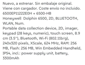 Honeywell Dolphin 6500 - Zdjęcie 1 z 3