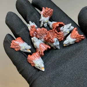 LOT 10 Heads FOR Mega Bloks Construx Halo Call of duty building Figure Toy #48 - Picture 1 of 3