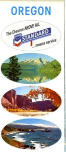 1966 Standard Oil Chevron Road Map: Oregon NOS - Picture 1 of 1