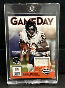 2012 Limited Game Day Materials Devin Hester Two Color Game Used Patch /2!!! - Picture 1 of 4