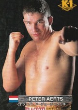 1997 PETER AERTS #54  BANDAI  K-1 Grand Prix Card  Mixed Martial Arts