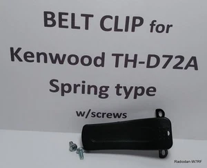 KENWOOD TH-D72A ICOM IC-R10 clip da cintura tipo molla con viti gancio da cintura 100+ venduto! - Foto 1 di 7