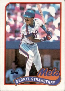 1989 Topps #300 Darryl Strawberry New York Mets - Picture 1 of 2