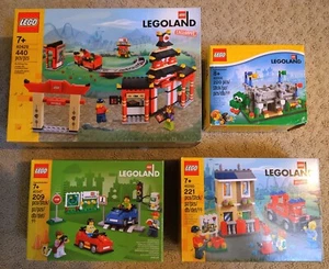 Lego Lot Of 4 LEGOLAND Sets (40306 40347 40393 40429) Brand New Sealed Exclusive - Picture 1 of 5