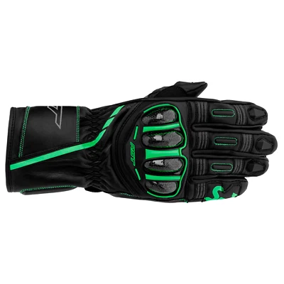 Guantes de motocicleta para hombre RST S1 negros gris verde neón Foto 1 de 2