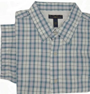 Club Room Herren Freizeit Hemd Knopfleiste SS Karos Flieder Flüstern Gr. XL Regular - Bild 1 von 2