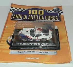 CHRYSLER VIPER GTS-R 1998 LE MANS CON FASCICOLO DE AGOSTINI SCALA 1/43 - Foto 1 di 1