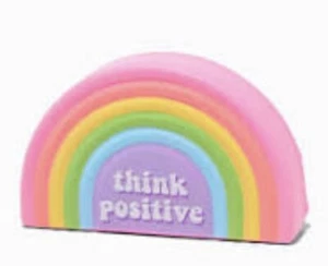 Claire’s Think Positive Rainbow Squishy Stress Toy Christmas Stocking Stuffers - Picture 1 of 2
