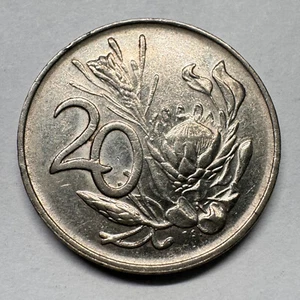 1983 South Africa 20 Cents - Beautiful Coin - #A-032 - Picture 1 of 2