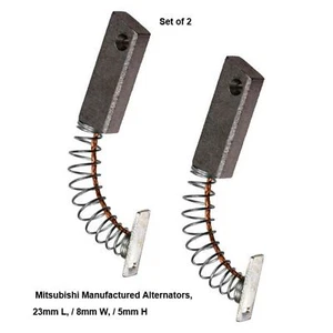 Juego de 2 Cepillos para Alternadores Mitsubishi Mazda 23mm L 8mm W 5mm H A647X50170 - Imagen 1 de 1