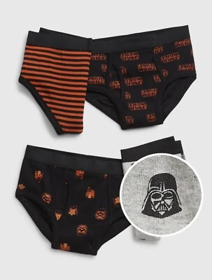 GAP KIDS BOY ORGANIC COTTON BRIEFS UNDERWEAR PACK 4 SIZE STAR WARS XXL 14-16 NEW - Image 1 of 2