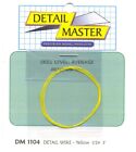 Detail Master 1104 x 1/24-1/25 2 pieds. Fil de détail jaune (0,0075 pouces di.)