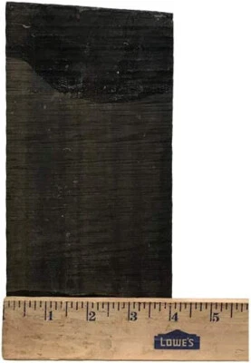 Gabon Ebony Guitar Headplate 8x3.87x1/8 Guitar Building Headstock Peghead Blank - Image 1 of 3