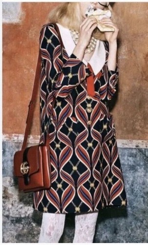 Abito Gucci nuovo con etichetta stampa nastro taglia 36