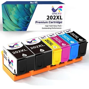 XXL Drucker patronen für Epson 202XL Expression Premium XP 6100 XP 6105 XP 6000 - Afbeelding 1 van 6