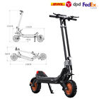 2400W Dual Motor Off-Road Electric Scooter 11" Tires Range Foldable Escooters