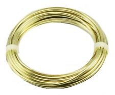 12 Ga Yellow Brass Round Wire 25 Ft. Coil ( Dead Soft ) For Jewelry Making