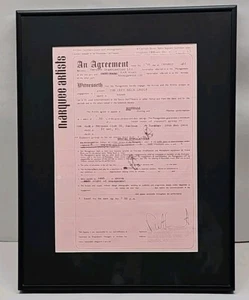 Jeff Beck Group 1968 Concert Contract Marquis Club London - Picture 1 of 5