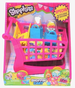NEW Shopkins Shoppin' Cart Trolley XL Pink Season 1 (2 Exclusives) 2014 Retired - Picture 1 of 6