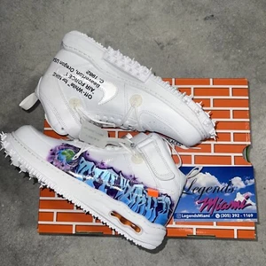 Nike Air Force 1 Mid x Off-White Graffiti/Sz 8.5/ BRAND NEW/ FAST SHIPPING!!! - Picture 1 of 6