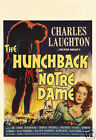 The hunchback of notre dame 1939 vintage movie poster 