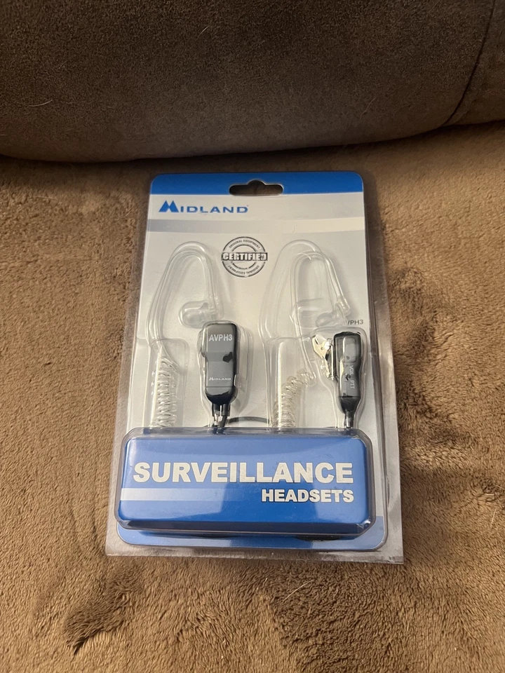 Midland AVPH3 White In-Ear Only Headsets - Image 1 of 4