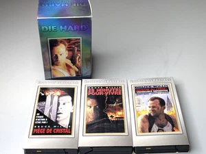 Die Hard Special Trilogy VHS Boxset 3 Cassette Set. French Bruce Willis Tested - Picture 1 of 10