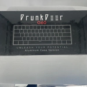 DrunkDeer G60 Rapid Trigger Magnetic Switch Gaming Keyboard Aluminum Case NEW - Picture 1 of 4