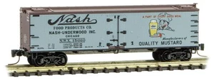 Micro-Trains MTL Z-Scale 40ft Wood Reefer Farm-to-Table #9 Nash-Underwood 15660 - Picture 1 of 1