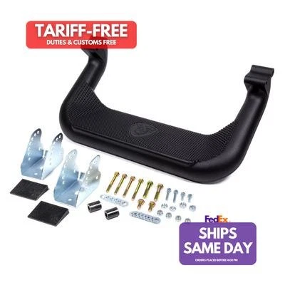 Carr 124031-1, One Black Aluminum Super Hoop Multi Mount Step Black Single Perfo - Image 1 of 4