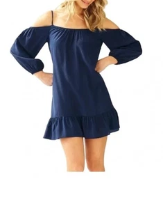 Lilly Pulitzer Damen CANDICE KLEID Schulterfrei Langarm Seide Gr. XS Neu mit Etikett - Bild 1 von 4