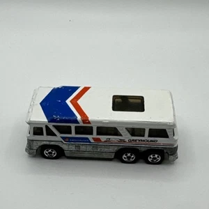 Vintage 1979 Hot Wheels Greyhound Americruiser Bus Blackwall Tires 1:64 Genuine - Picture 1 of 5