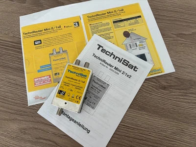 Technisat TechniRouter Mini 2/1x2 SAT-Router mit Originalbeschreibung - Bild 1 von 4