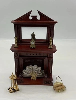 Dolls House Tall Fireplace With Accessories  (SAF/16) - Изображение 1 из 4