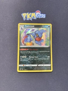 JCC Pokémon Toxicroak Espada y Escudo 124/202 Holo Raro LP. - Imagen 1 de 3