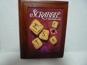 Hasbro Parker Brothers Vintage Game Collection: Wooden Book Box Scrabble - Picture 1 of 10