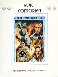 Spazio - Apollo Soyuz - Perf. - Blocco Di Lusso - Foto 1 di 6